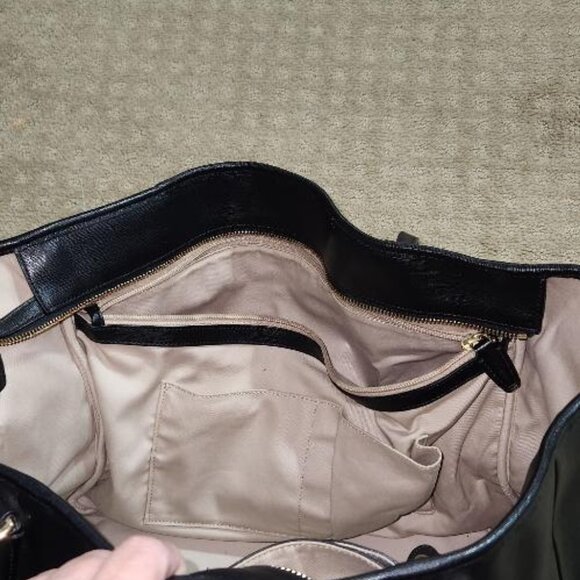 Coach Black Leather City Tote - Picture 9 of 10